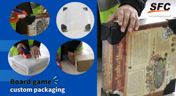 Board game crowdfunding packaging