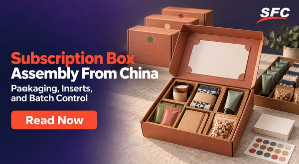 Subscription Box Assembly From China: Packaging, Inserts, and Batch Control